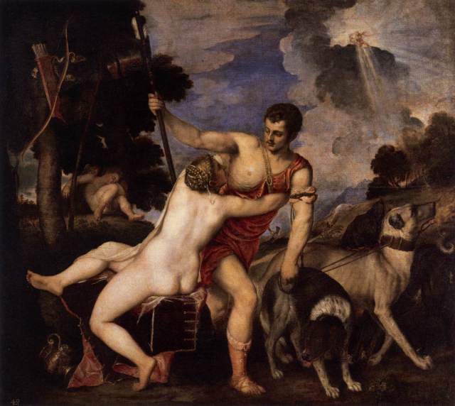 Ticiano - Venus e Adonis